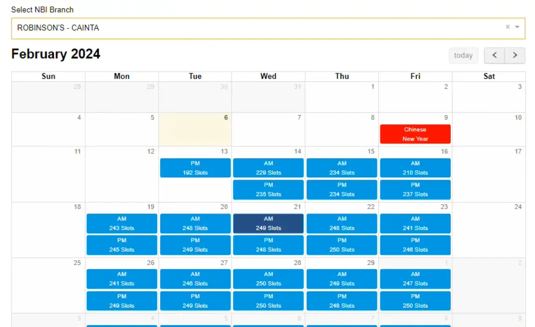 NBI Online Appointment 5 Schedule Your Appointment 2