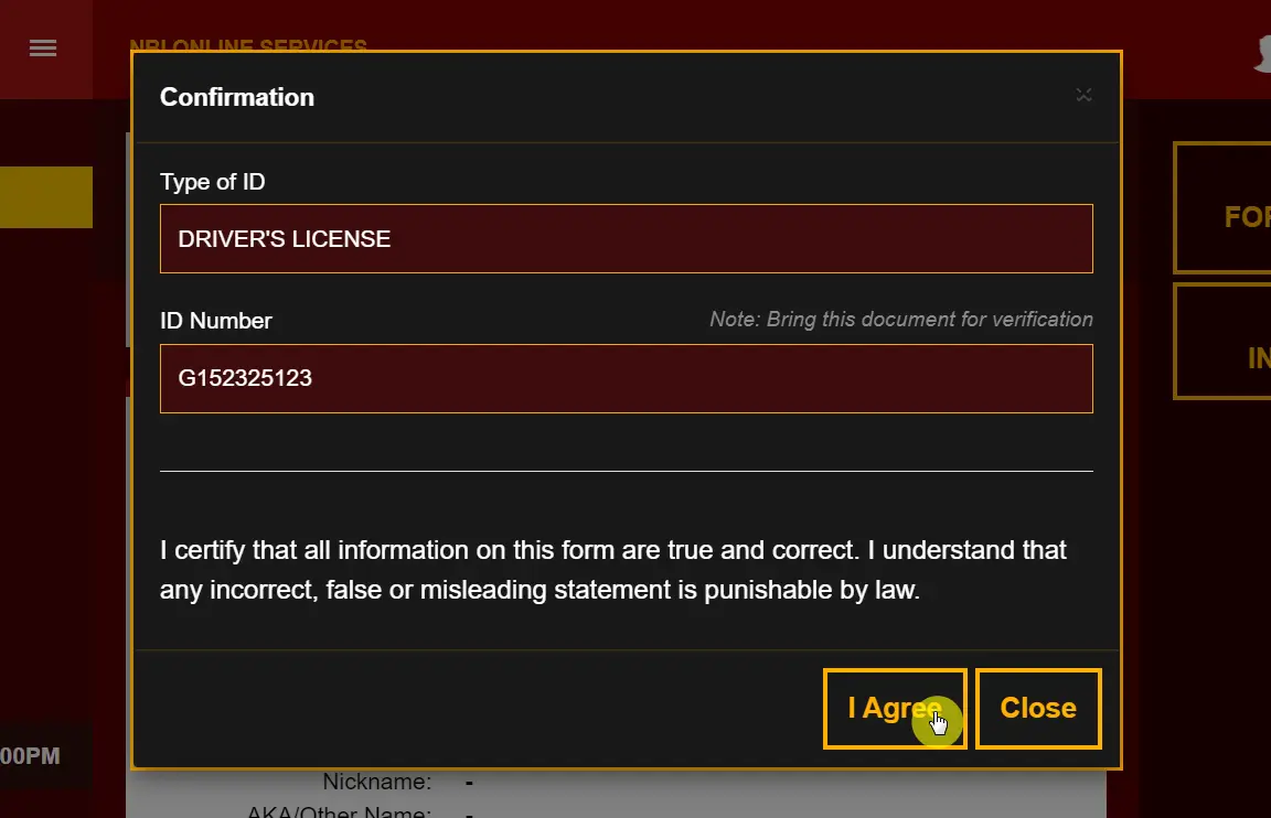NBI Online Appointment 4 Select Valid IDS 2